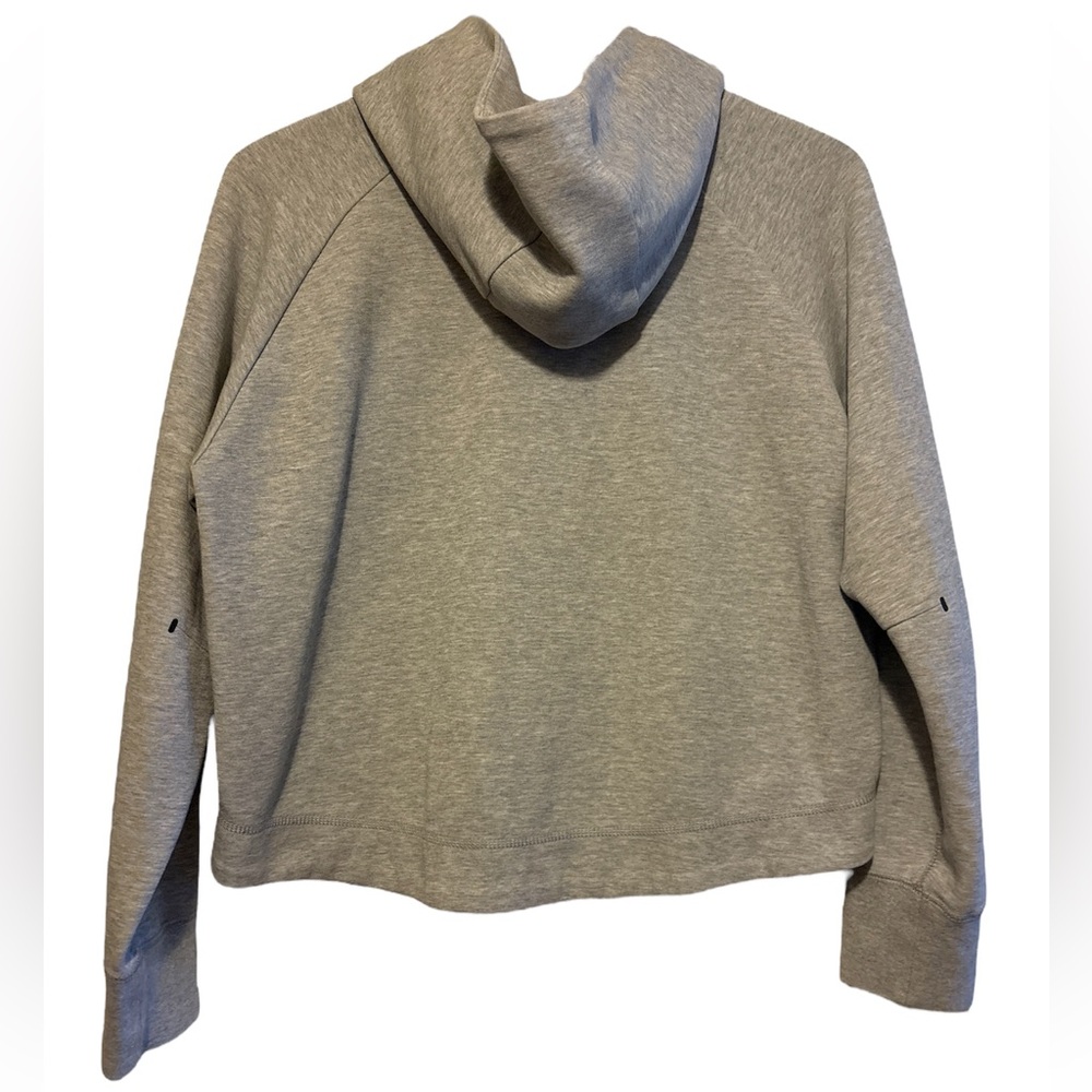 Nike Tech Women's Heather Gray Full-Zip Jacket Medium - Picture 2 of 4
